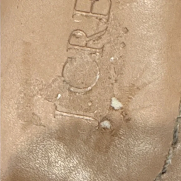 J. Crew Factory Beachside Slides Tan Leopard Calf Hair Sandals Size 8 - Picture 11 of 11